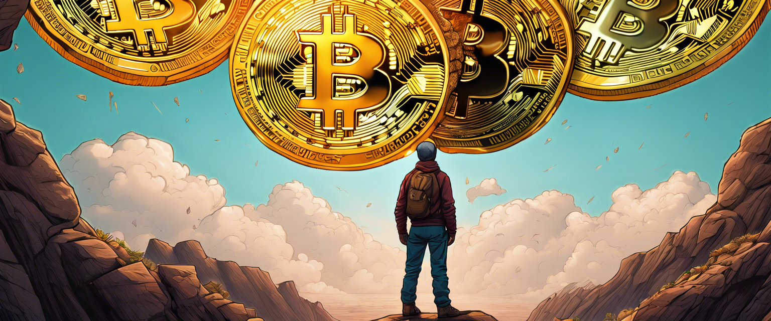 Bitcoin price chart showing decline below 100,000 USDT