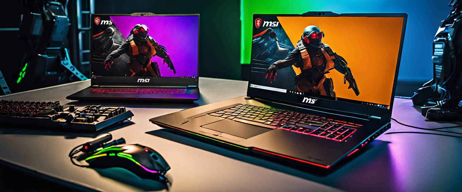 MSI gaming laptops lineup 2025 featuring Nvidia and Intel chips