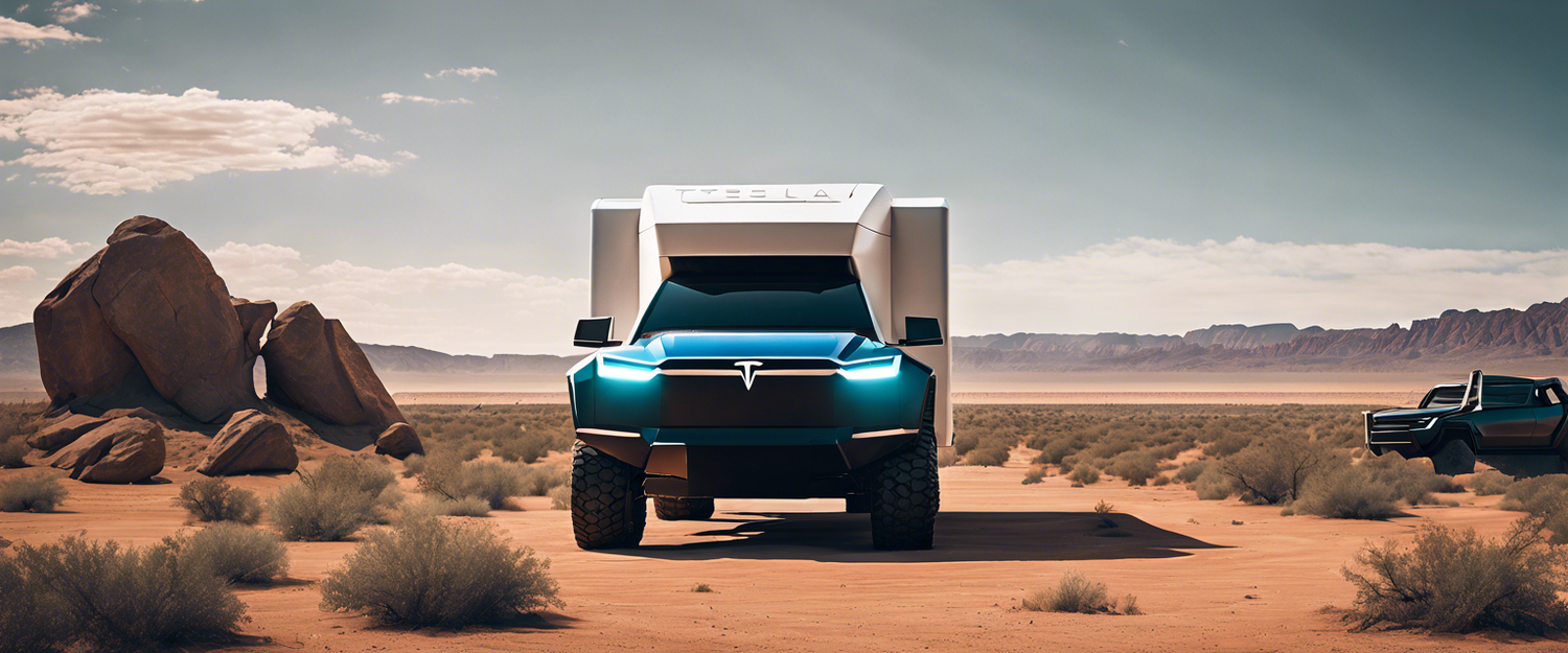 A Tesla Cybertruck involved in a serious accident in Texas.