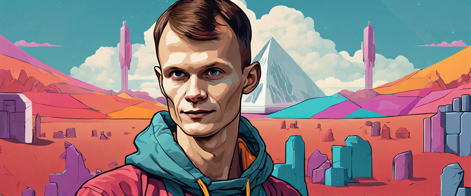 Vitalik Buterin donating ETH to Kanro charity.