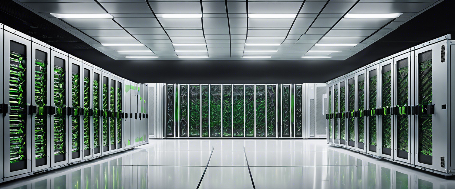 Illustration of xAI data center in Memphis with Nvidia chips