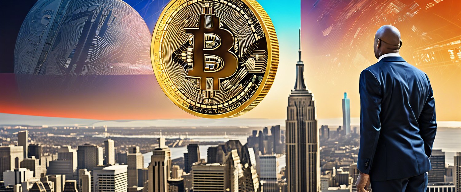 New York Mayor Eric Adams discusses his Bitcoin salary decision during a press conference.