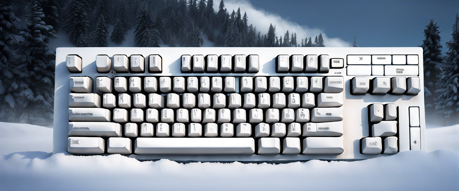 HHKB Studio Snow keyboard showcasing white and silver design with keycaps.