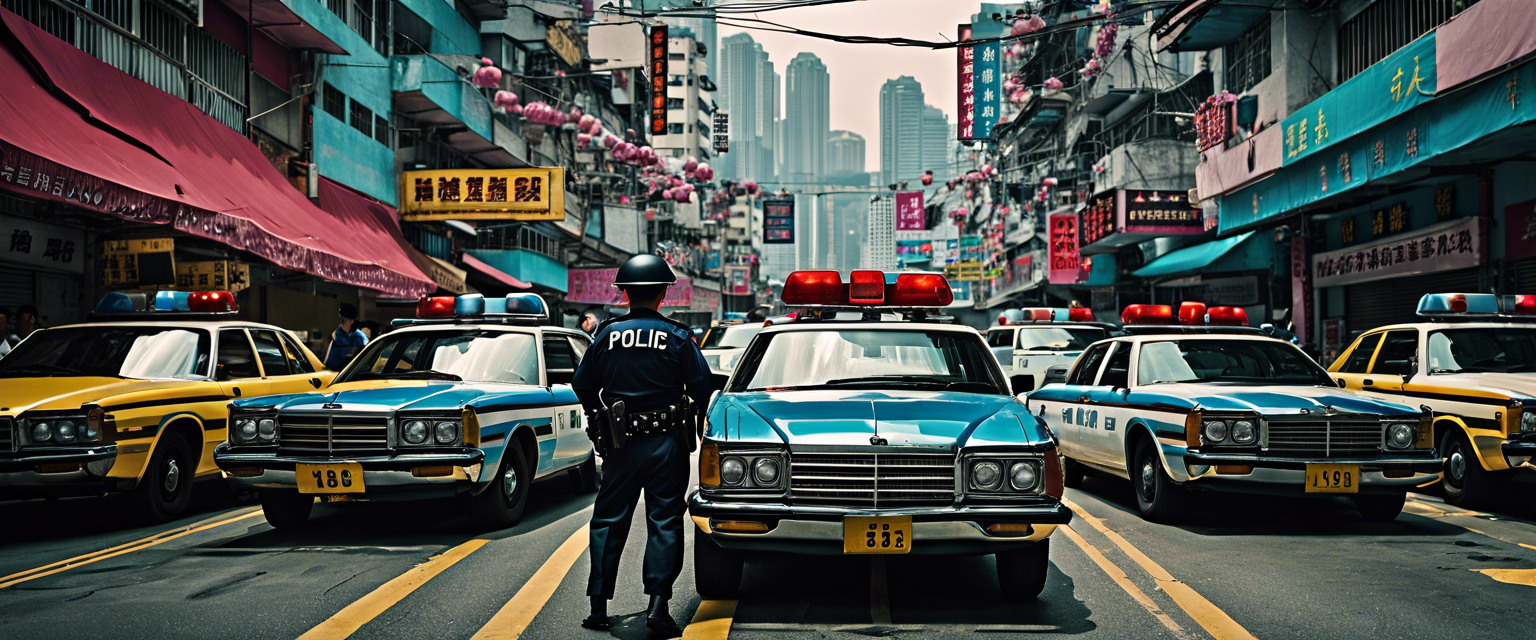 Hong Kong Police conducting fraud crackdown operation.