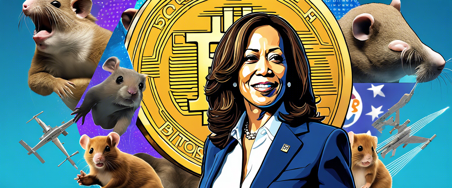 Kamala Harris discussing digital assets and Bitcoin market performance