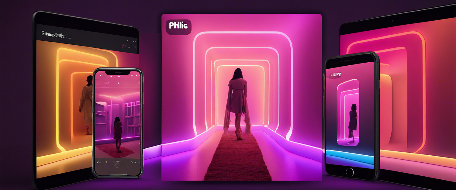 Philips Hue app interface showcasing multi-bridge support.