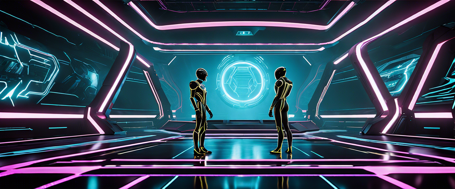 Disney Tron: Catalyst game logo and artwork.