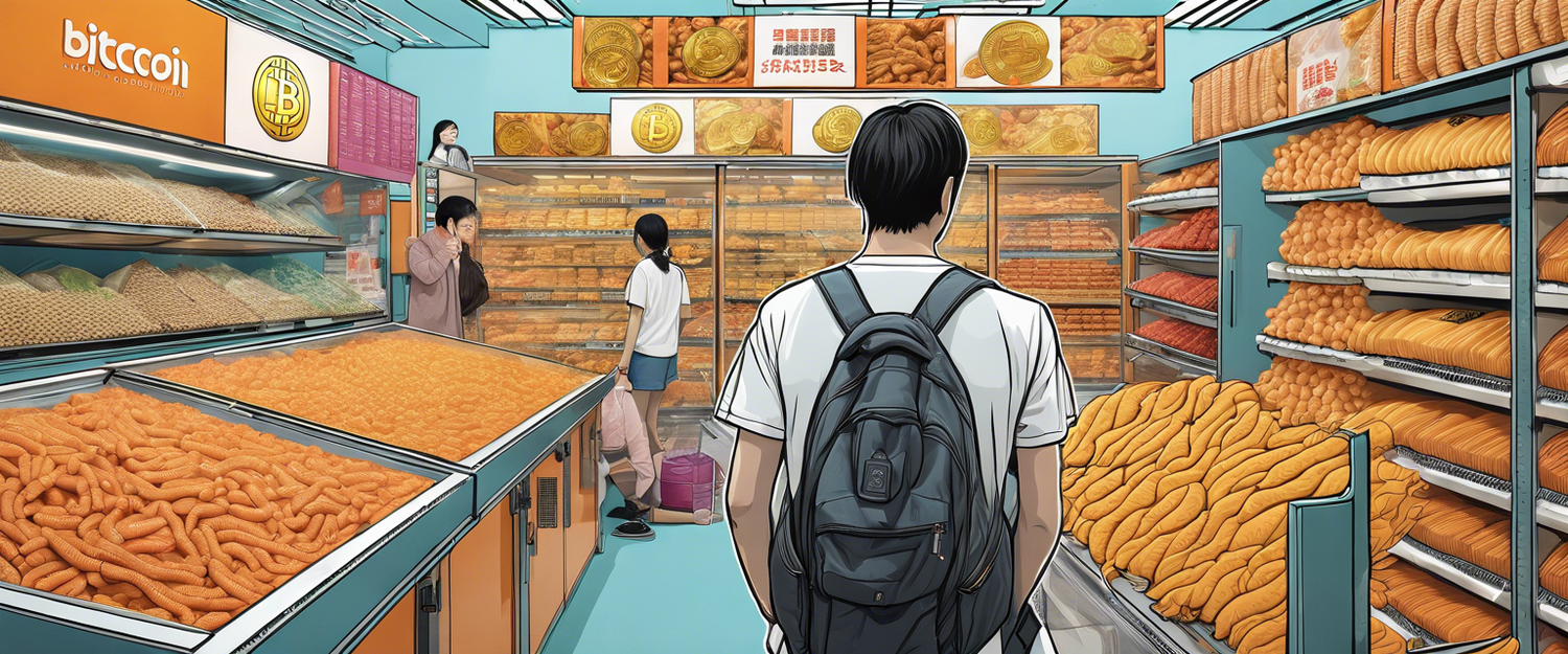 Bitcoin graph showcasing demand surge in South Korea with Kimchi Premium