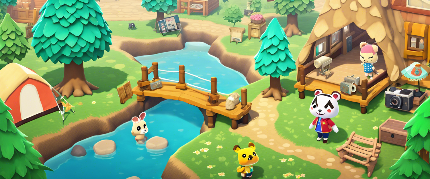 Animal Crossing Pocket Camp app logo with new game announcement details