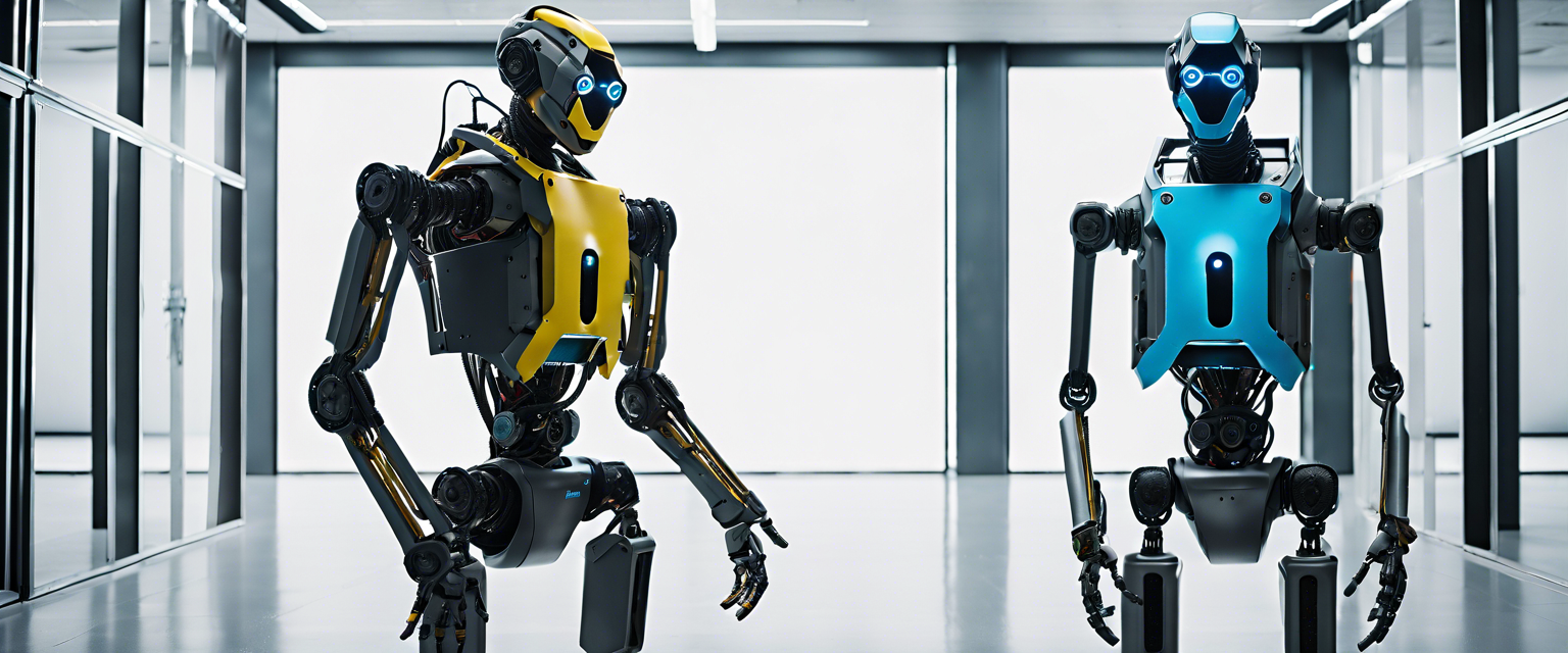 Boston Dynamics’ Spot robot accessing a secured area with Assa Abloy technology.