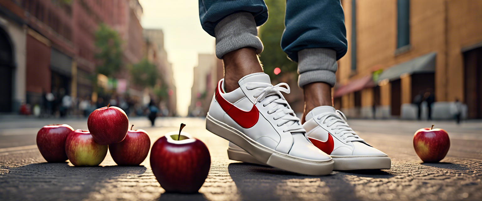 Apple's running shoe emoji transformed into a real sneaker by Jose Wong.