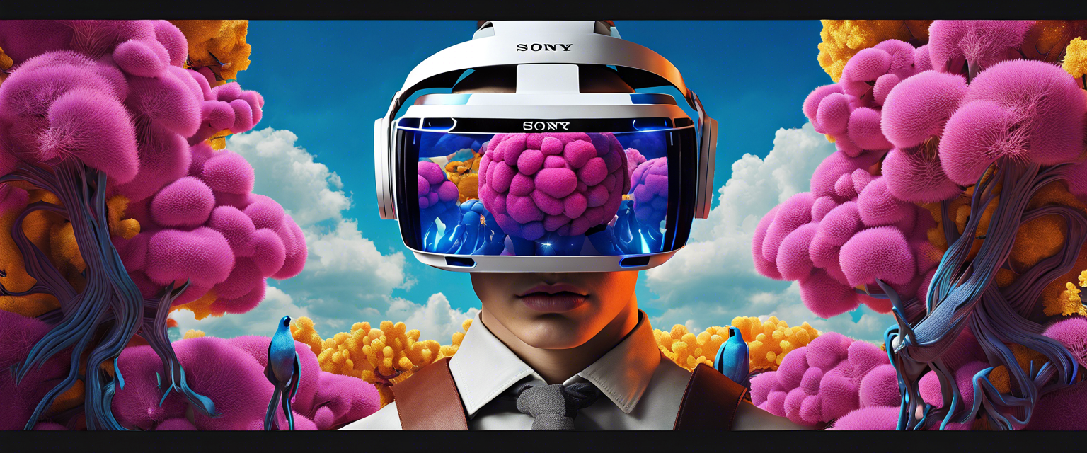 Sony Xyn VR headset prototype for 3D gaming and movie making.