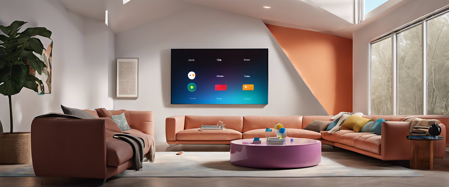 Illustration of Google Home enhancements with Gemini intelligence features.