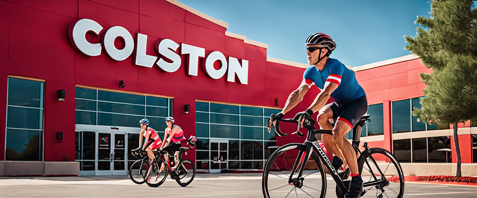 Peloton Bike Plus promotional image for Costco collaboration