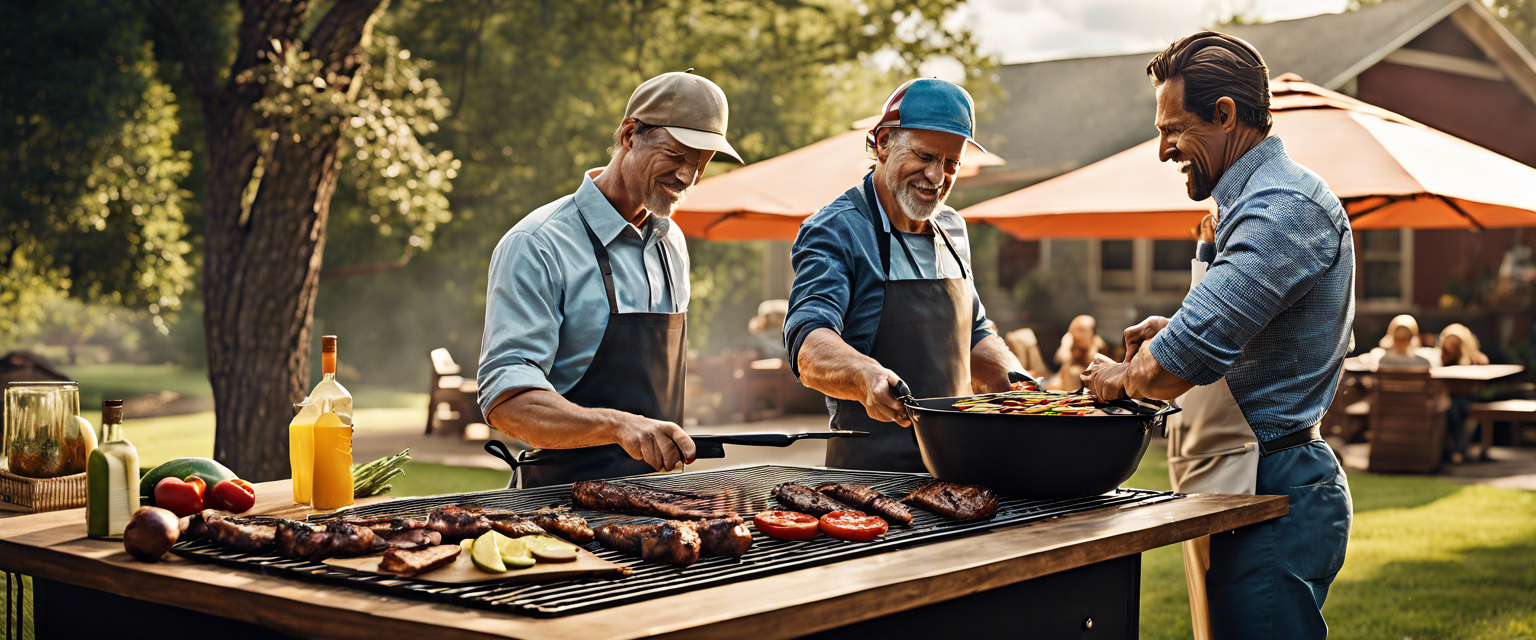 Weber and Blackstone logos showcasing their merger in the grilling industry.