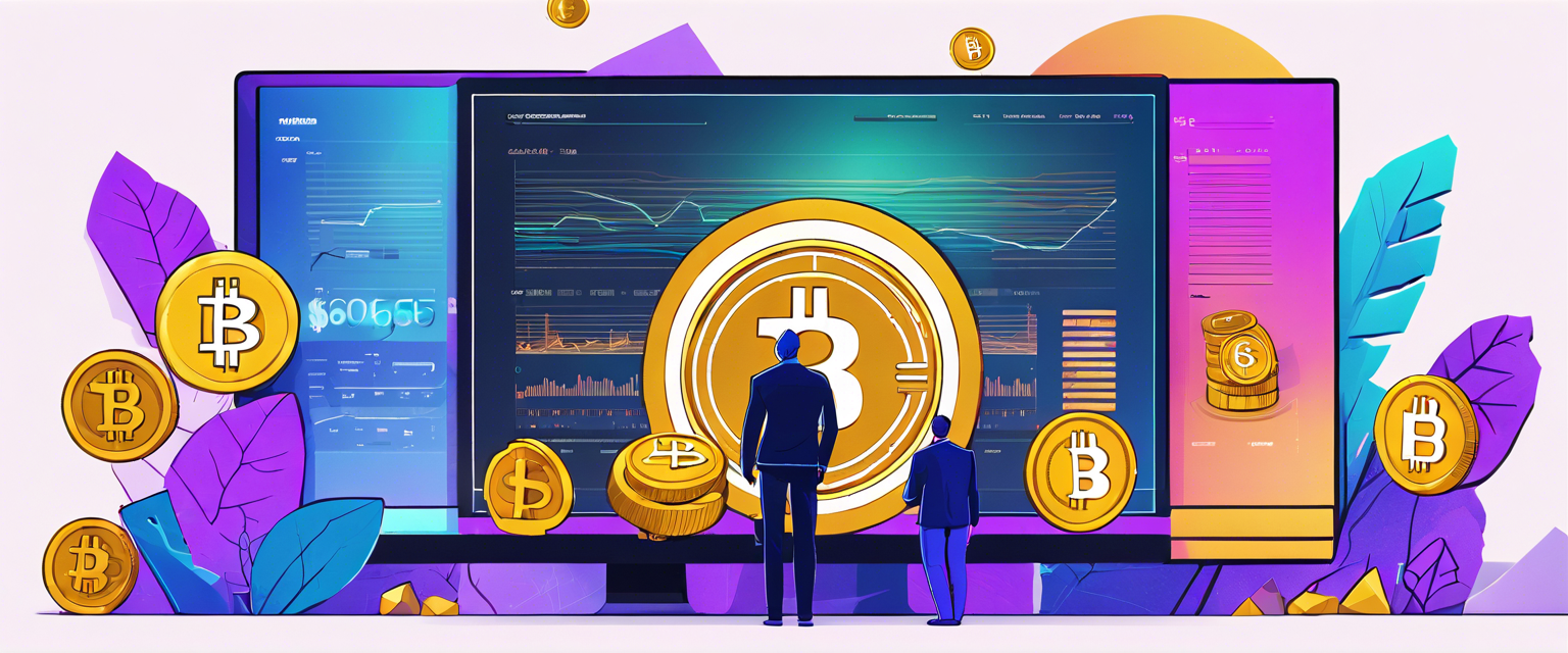 Image representing the integration of cryptocurrency into traditional finance systems.