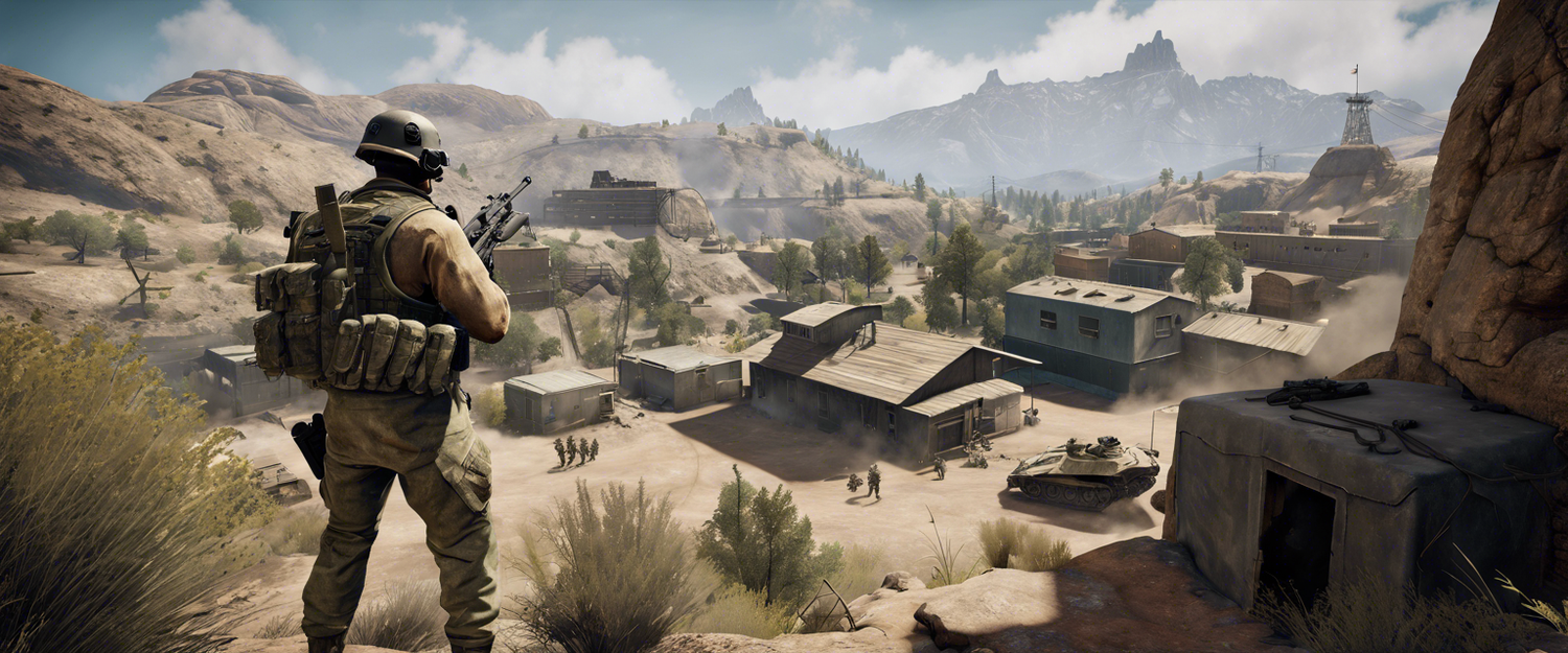 An image showcasing the Caldera map from Call of Duty: Warzone.