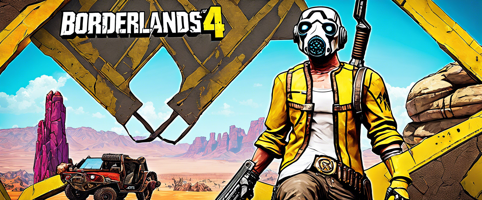 Borderlands 4 logo and teaser trailer image.