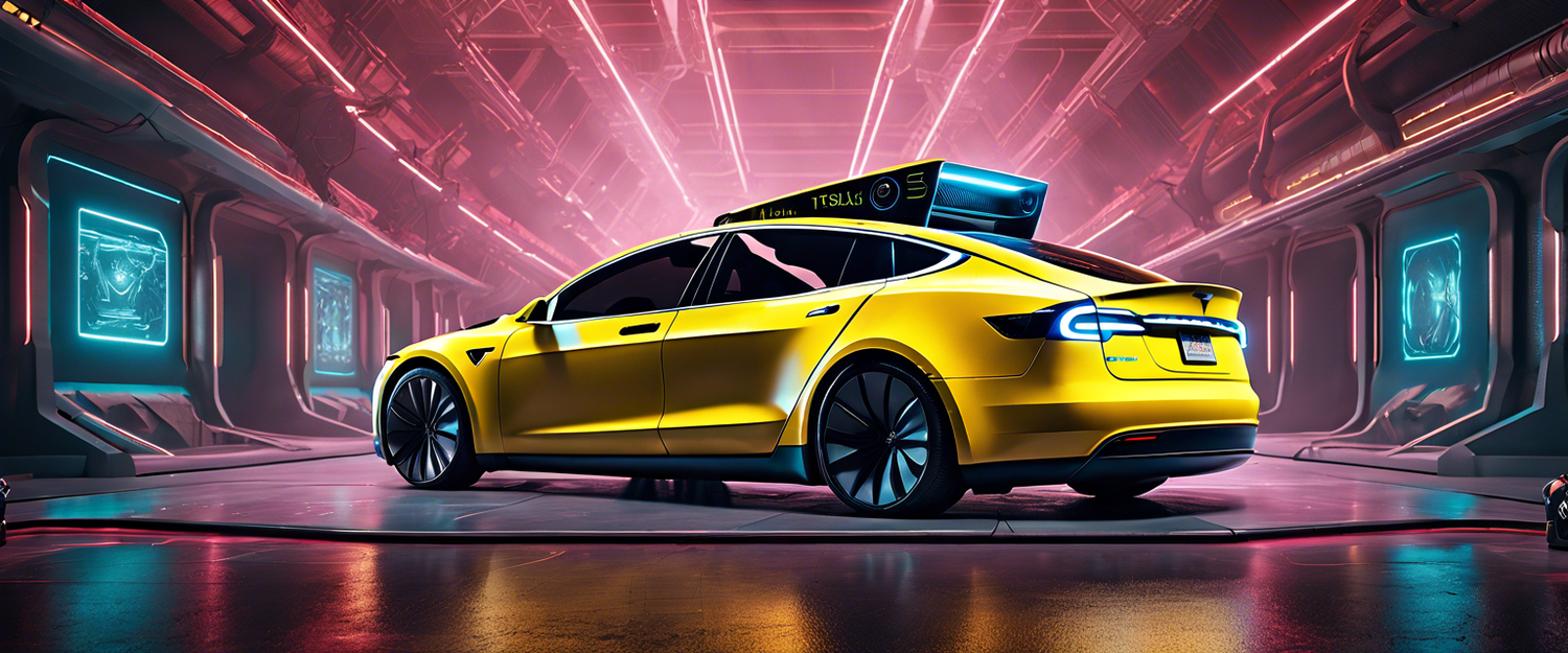 Tesla's Robotaxi Event Announcement visual with details from the event.