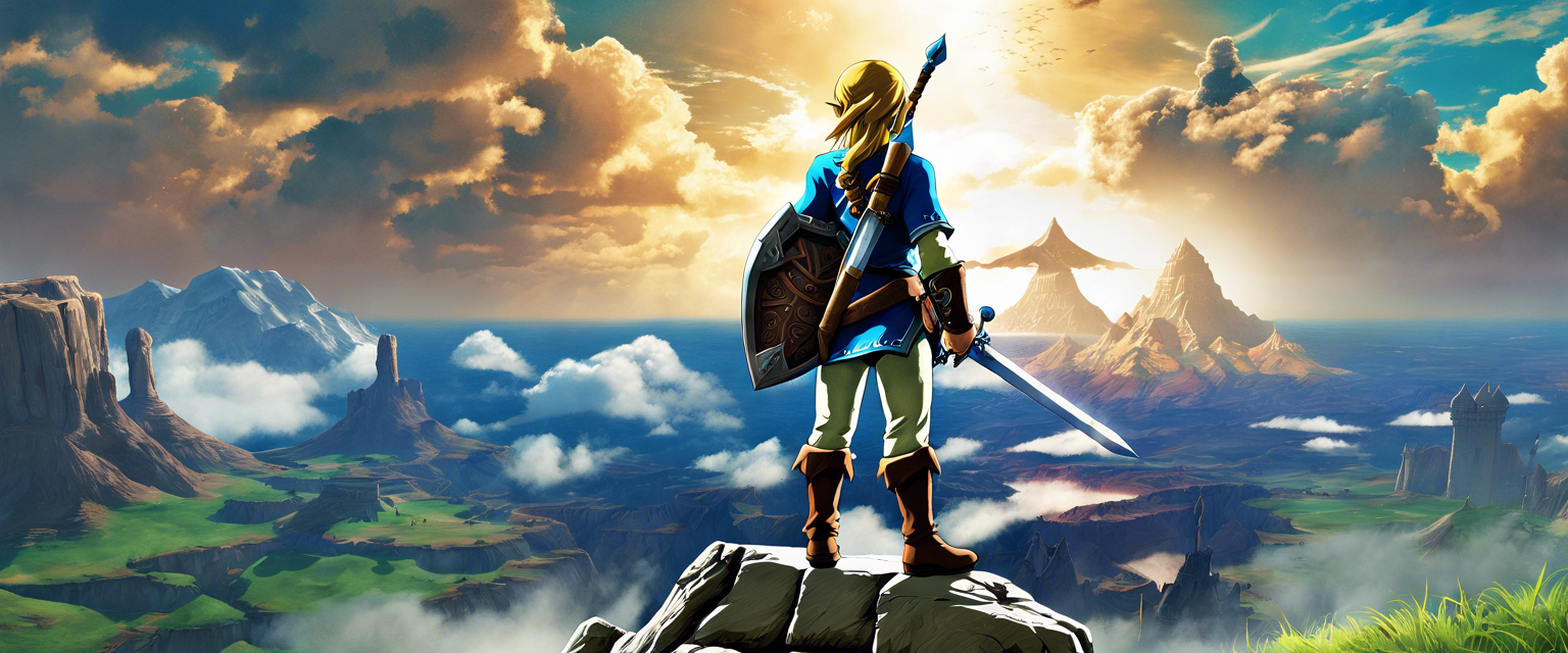 The Legend of Zelda: Tears of the Kingdom game promotional image.