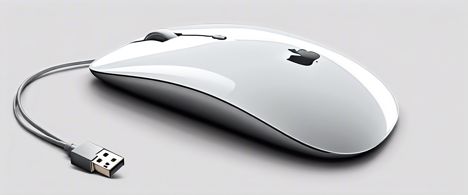 Next-Gen Magic Mouse design concept showing the new charging port location.