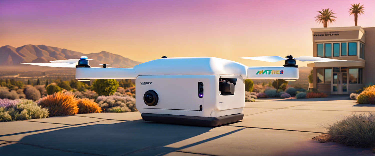 Drone delivery service in Silicon Valley by Matternet.