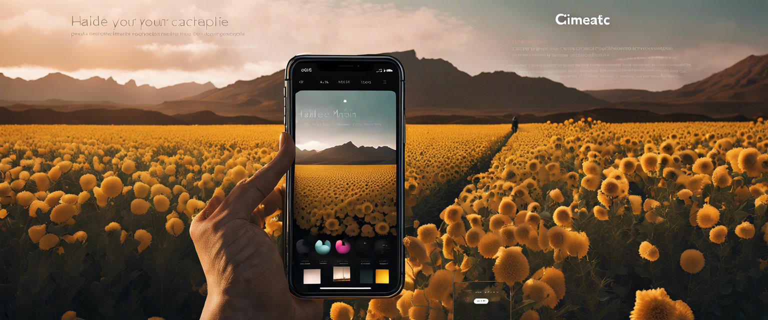 Halide app interface showcasing smartphone photography features.