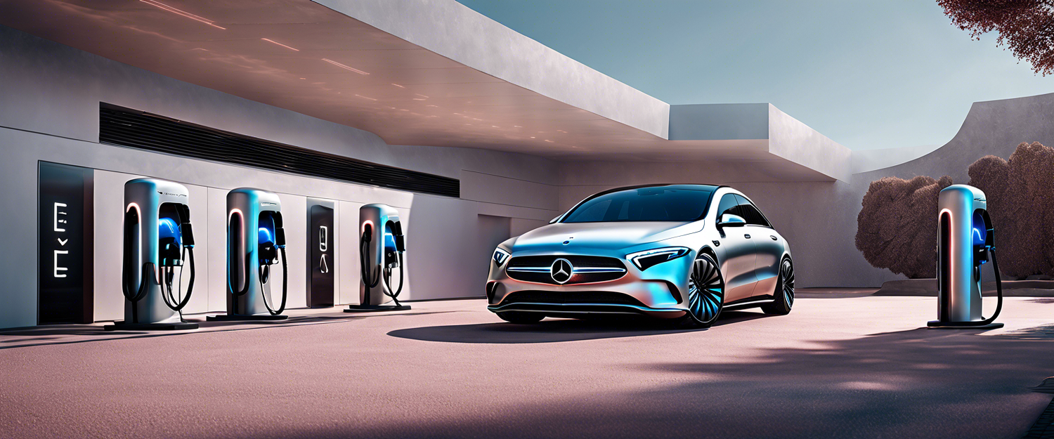 Mercedes-Benz EVs using Tesla Supercharger for fast charging