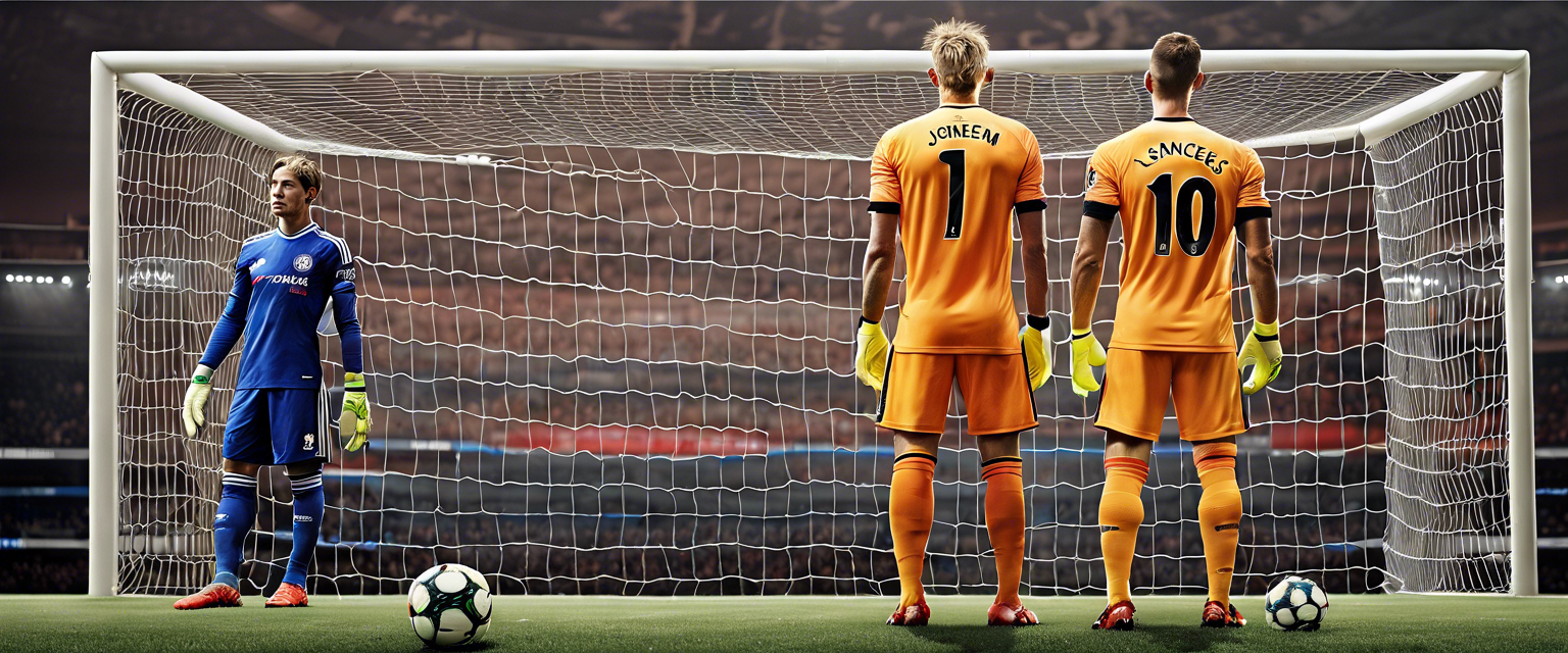 Robert Sanchez in action as Chelsea's goalkeeper during a match.