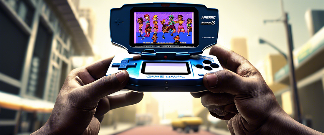 Anbernic RG34XX handheld console in various colors