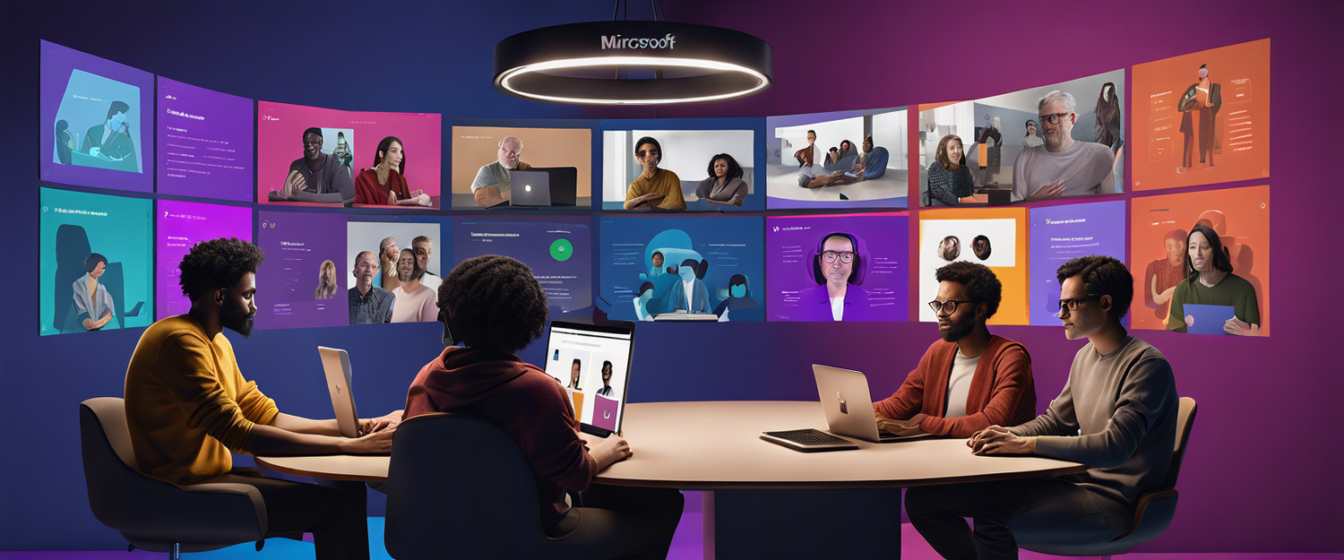 Microsoft Teams new chat and channels interface concept image