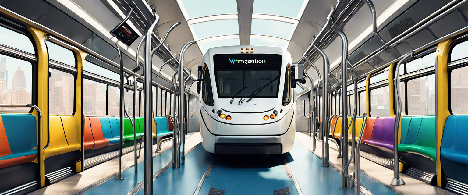 Waymo's self-driving shuttle at a transit station in San Francisco.