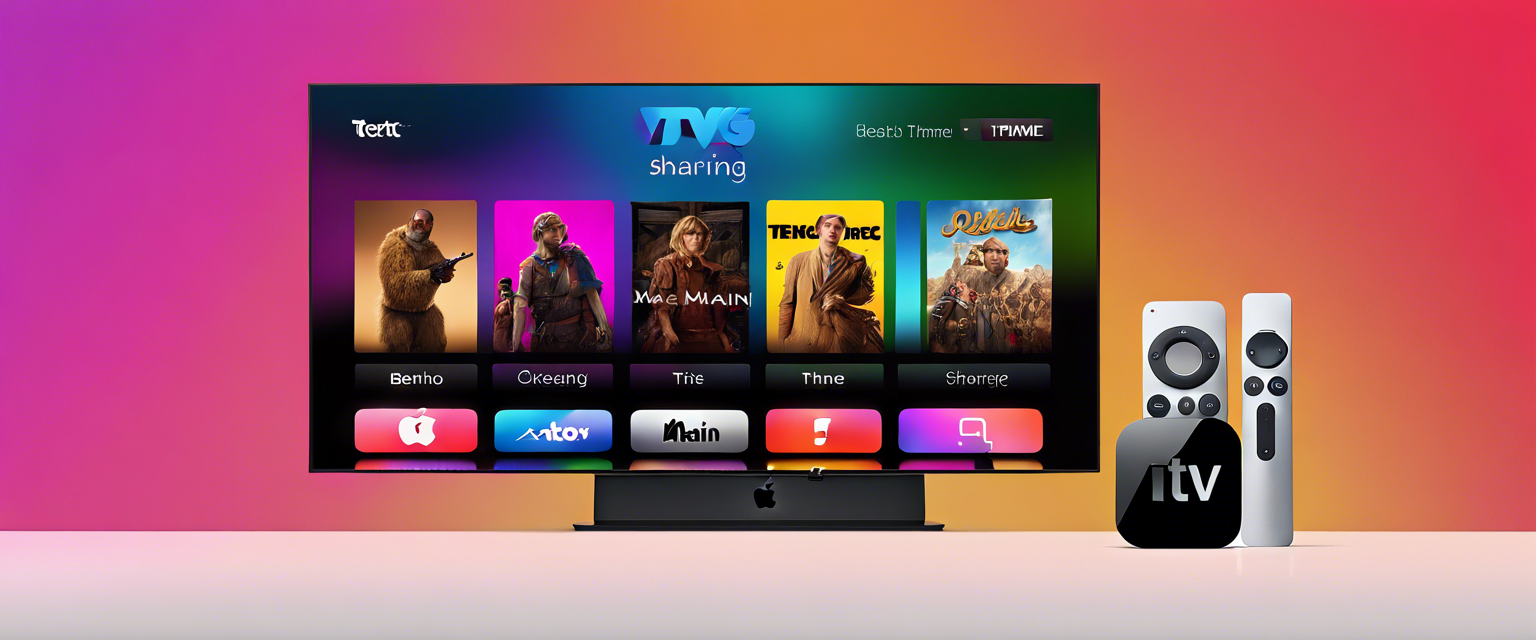 Apple TV link sharing feature demonstration