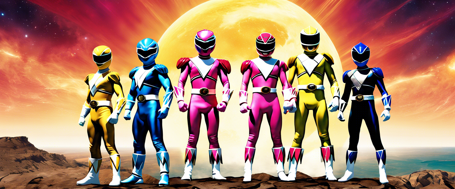 Mighty Morphin' Power Rangers: Rita's Rewind game cover showcasing characters in action.