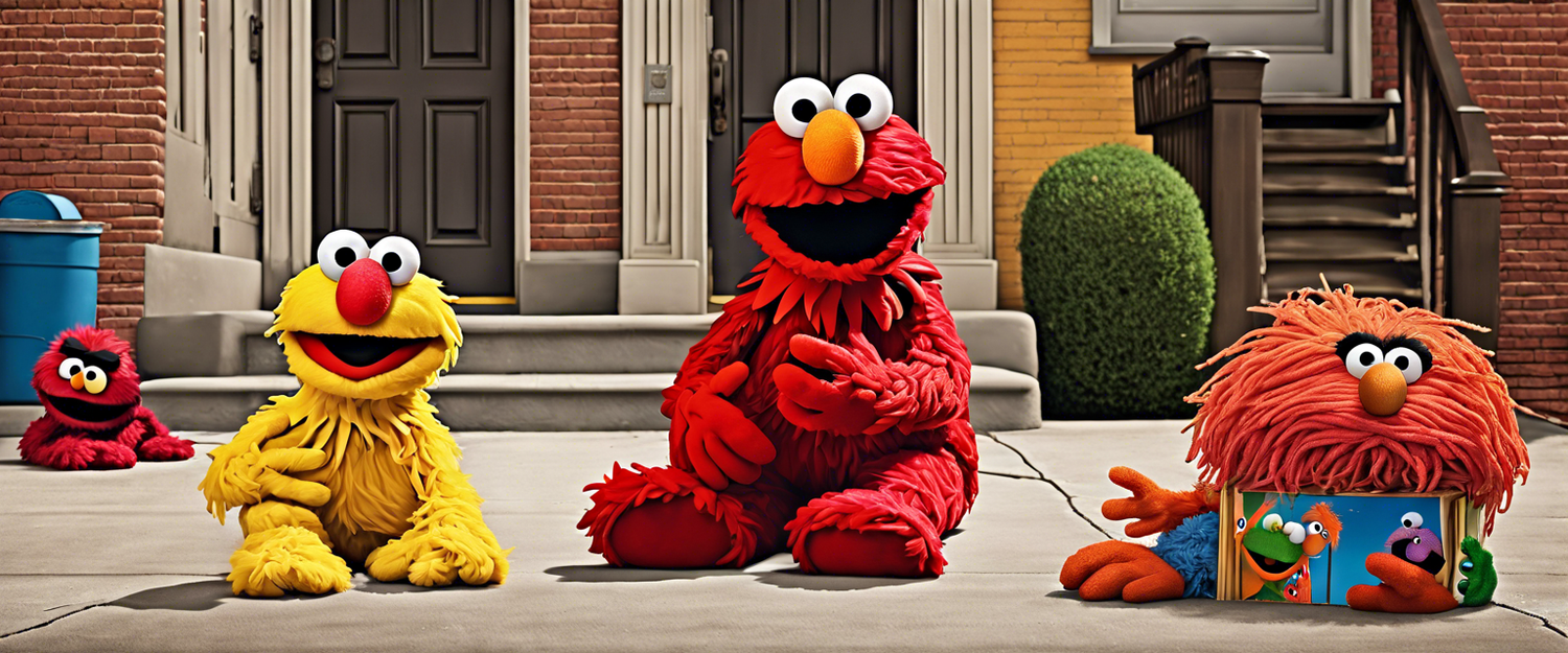 Elmo from Sesame Street looking uncertain about streaming future