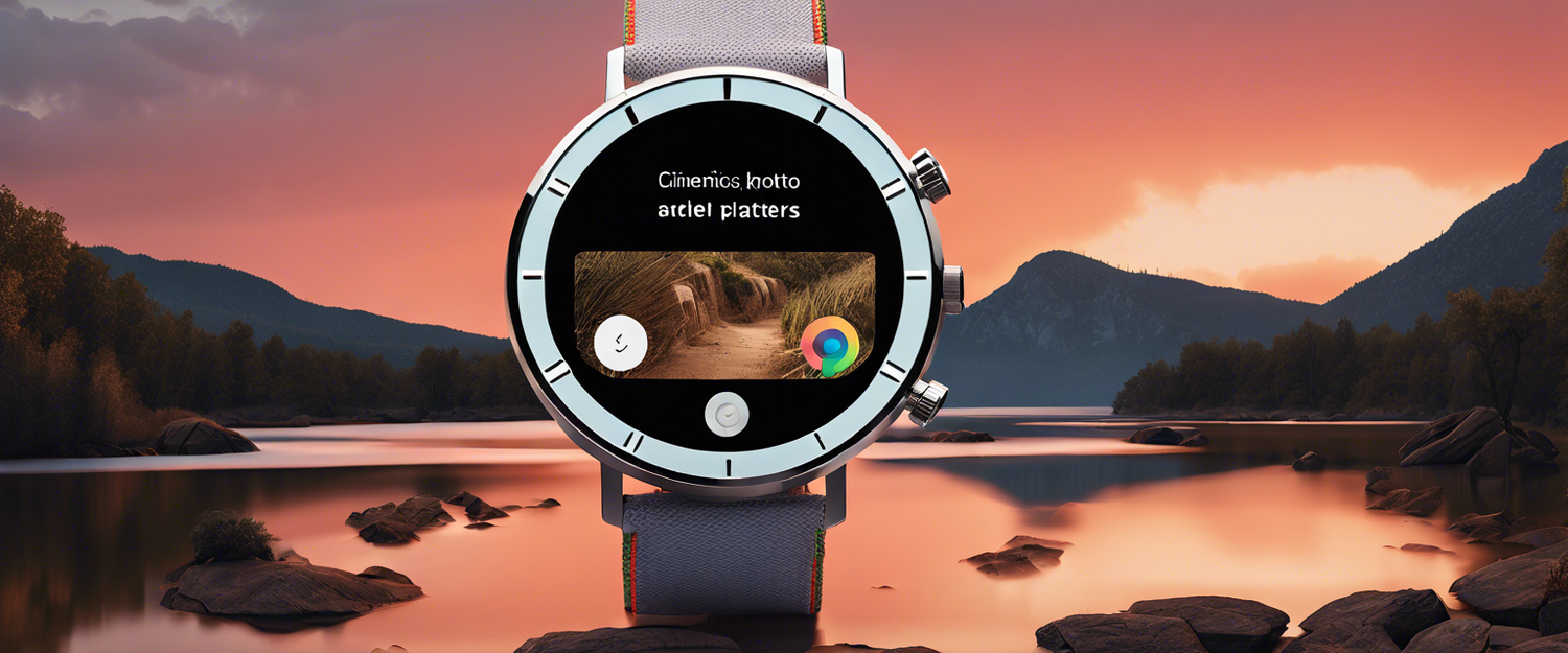 Wear OS 5 update on Pixel Watch showing the Recorder app feature.