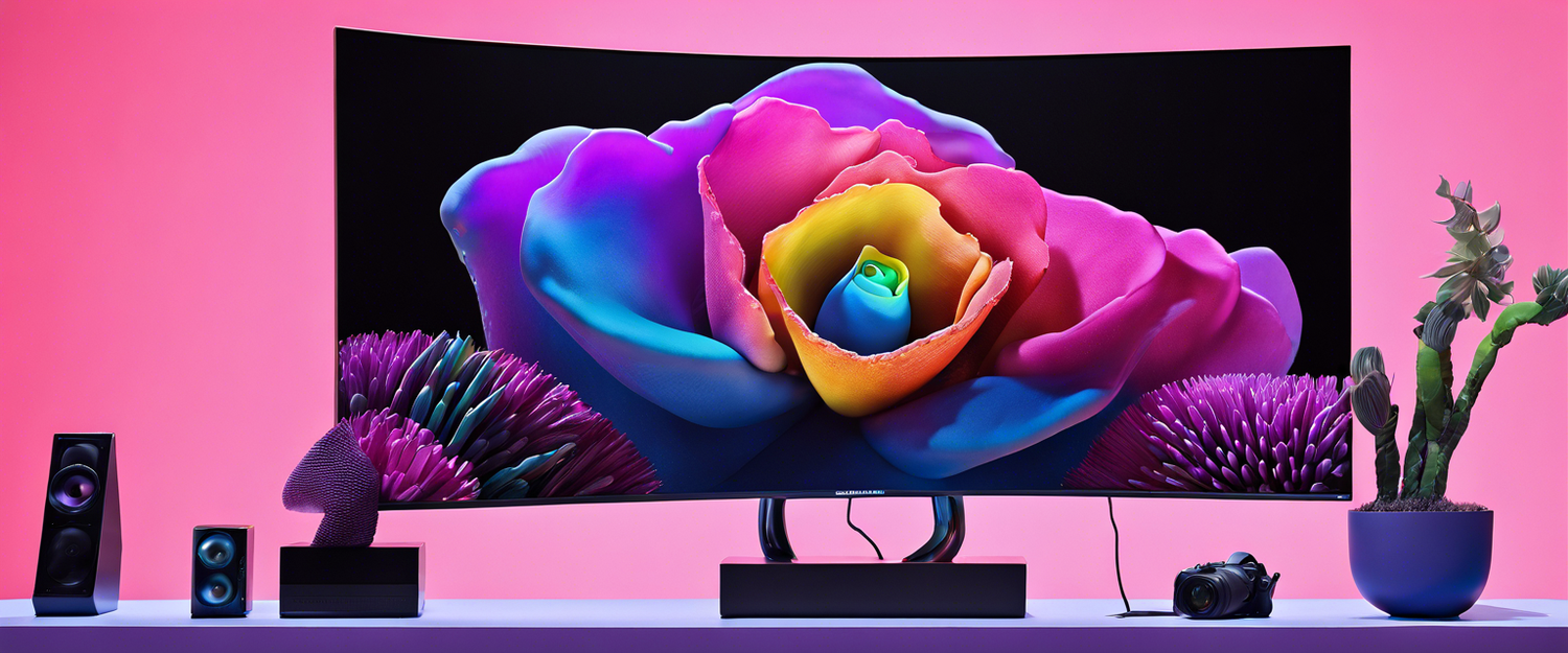 Samsung OLED monitors showcased at CES 2025, highlighting innovative gaming features.