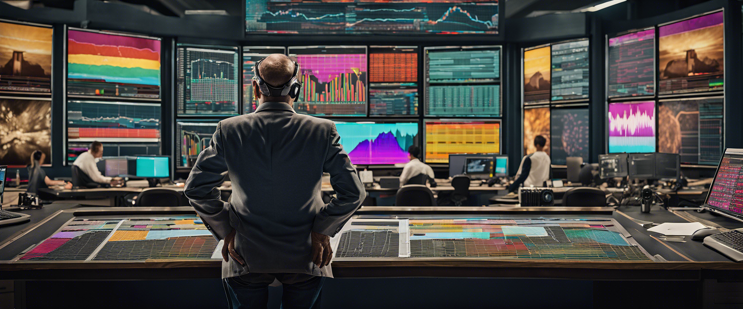 Traders analyzing data on rate cuts and market dynamics.