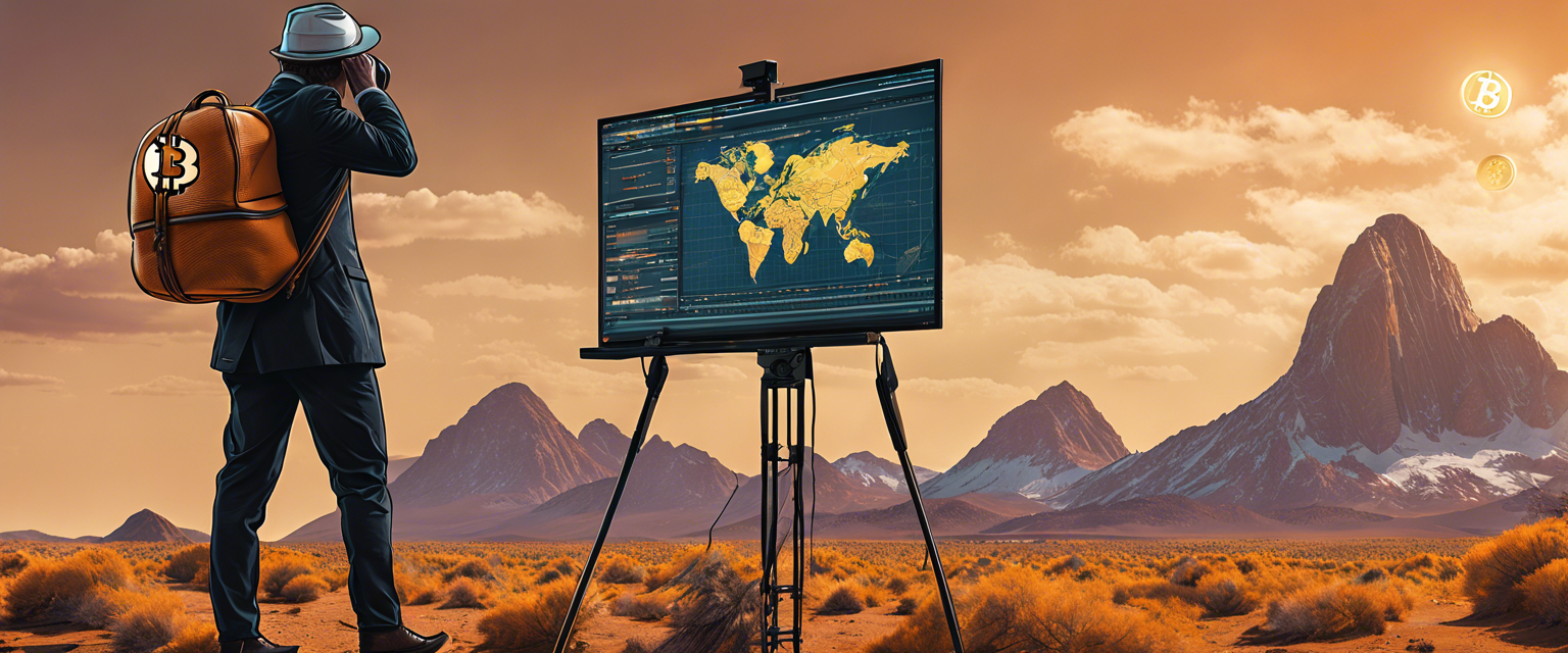 Graph showing rise in global Bitcoin ETF holdings and value.