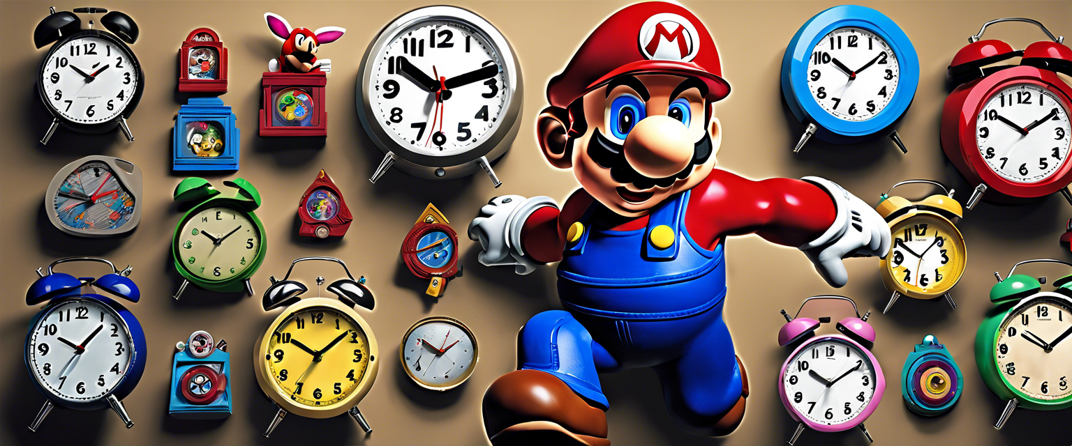 Nintendo Alarmo clock showing motion sensor features.