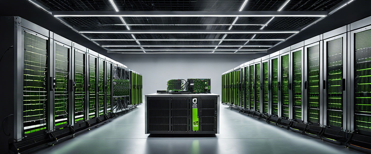 Nvidia CEO Jensen Huang discussing renewable energy in data centers