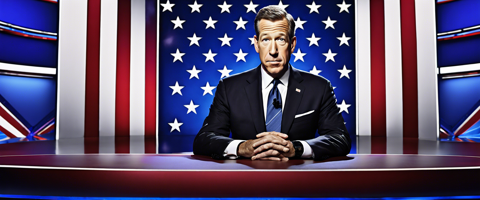 Brian Williams discussing election night coverage with guests on Amazon Prime.