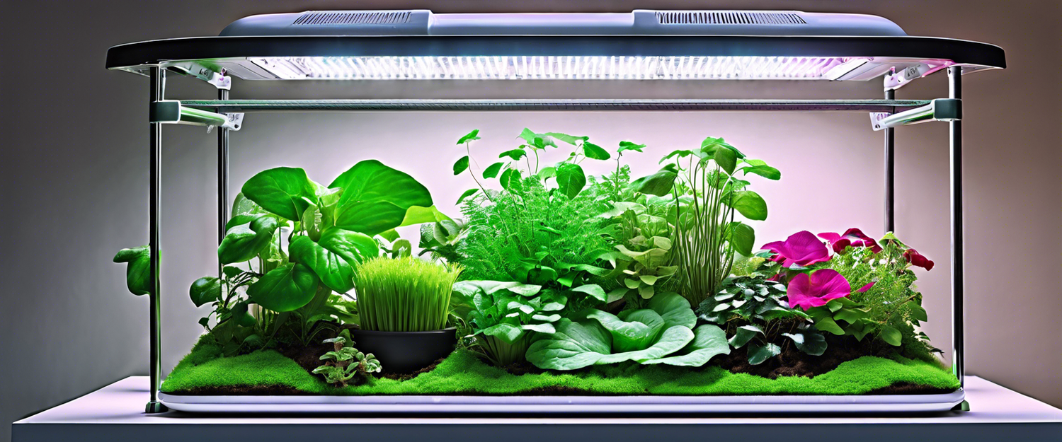 AeroGarden smart indoor planter with grow lamp