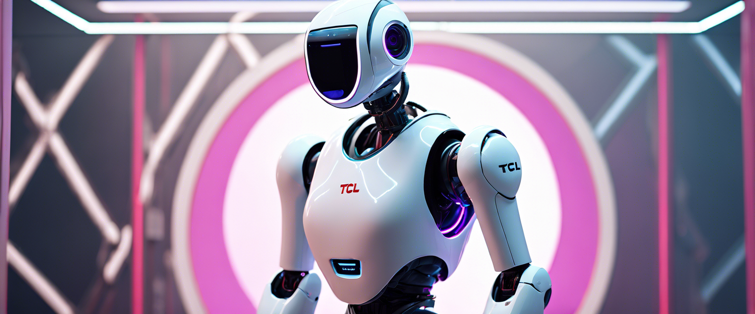 TCL Ai Me concept companion robot showcasing its design and features.