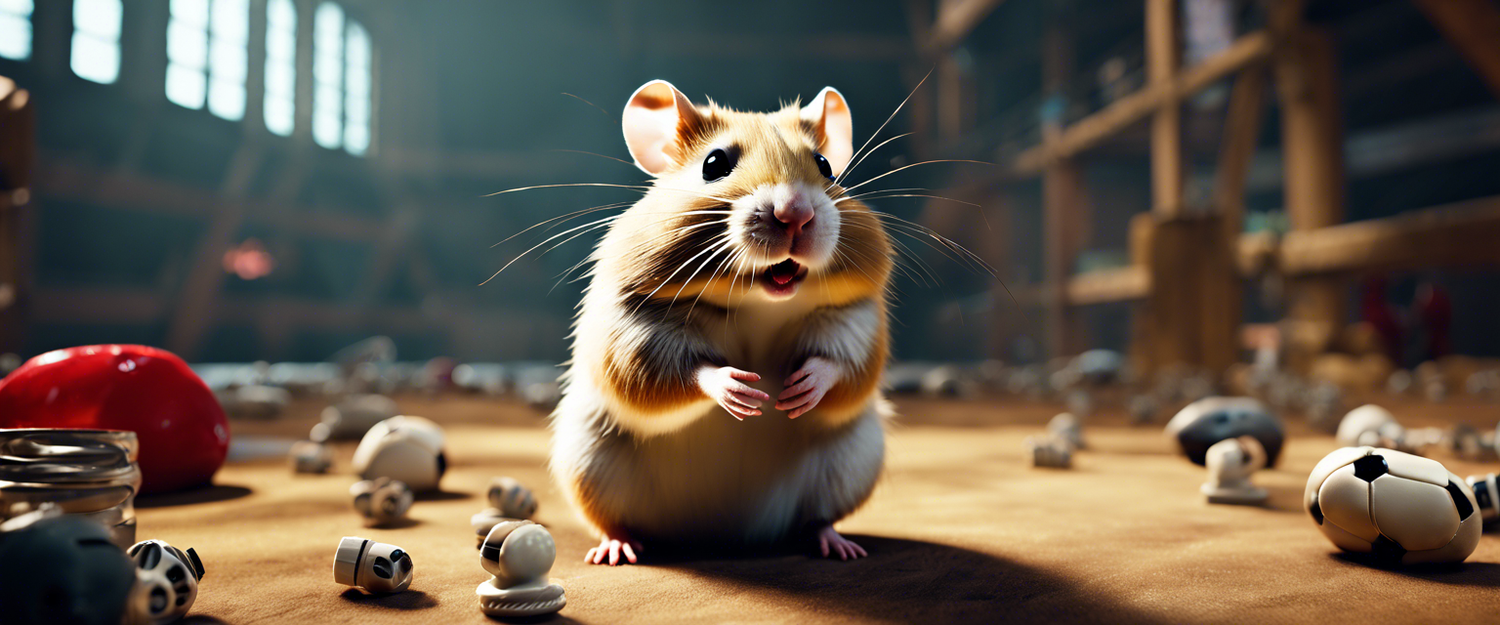 Hamster Kombat logo and gameplay featuring token recovery process.