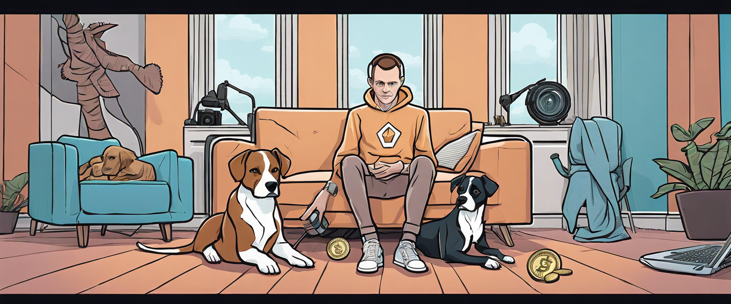 Vitalik Buterin clarifies pet ownership while meme coin MISHA drops significantly.