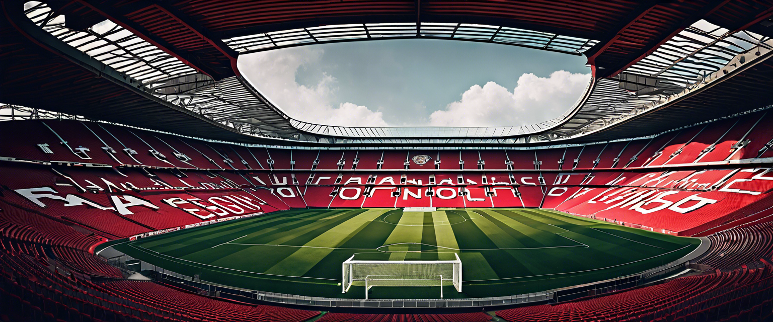 Manchester Utd's new stadium plans showcasing community transformation and development.