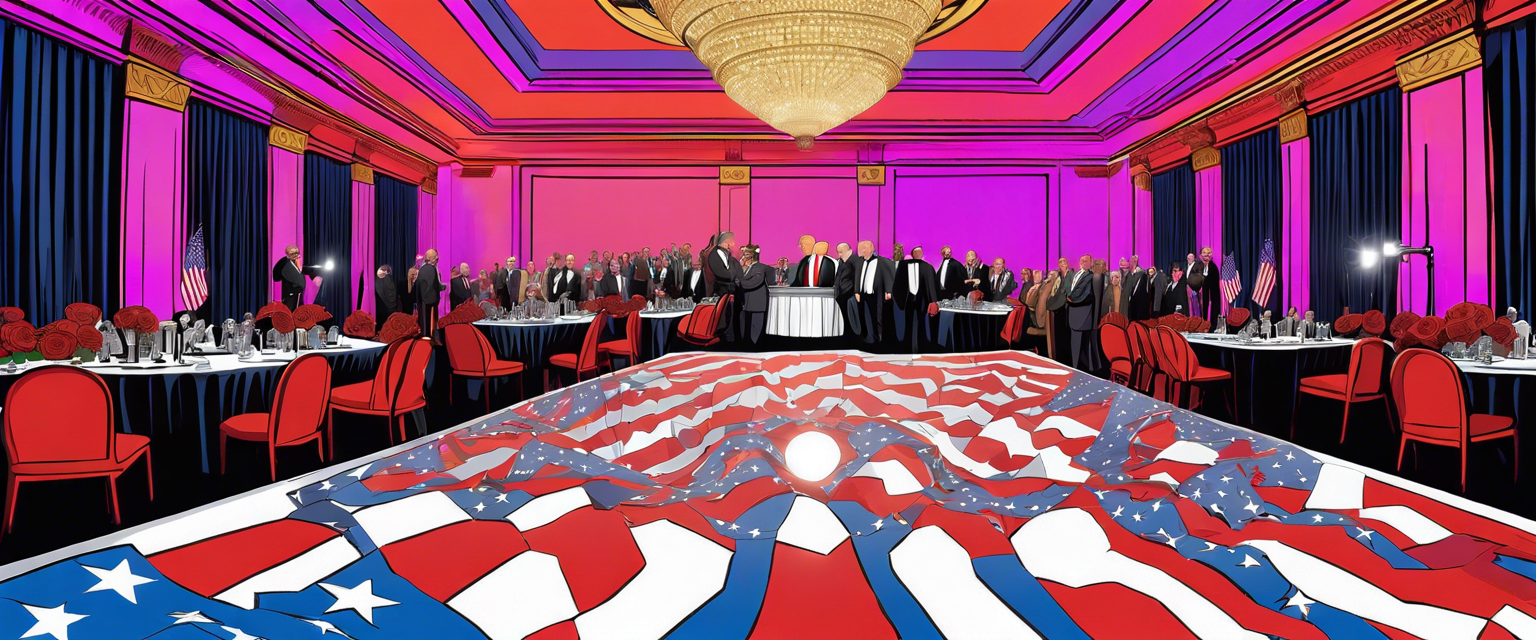 Inaugural ball for Trump and Vance hosted by the crypto industry, January 17, 2025.