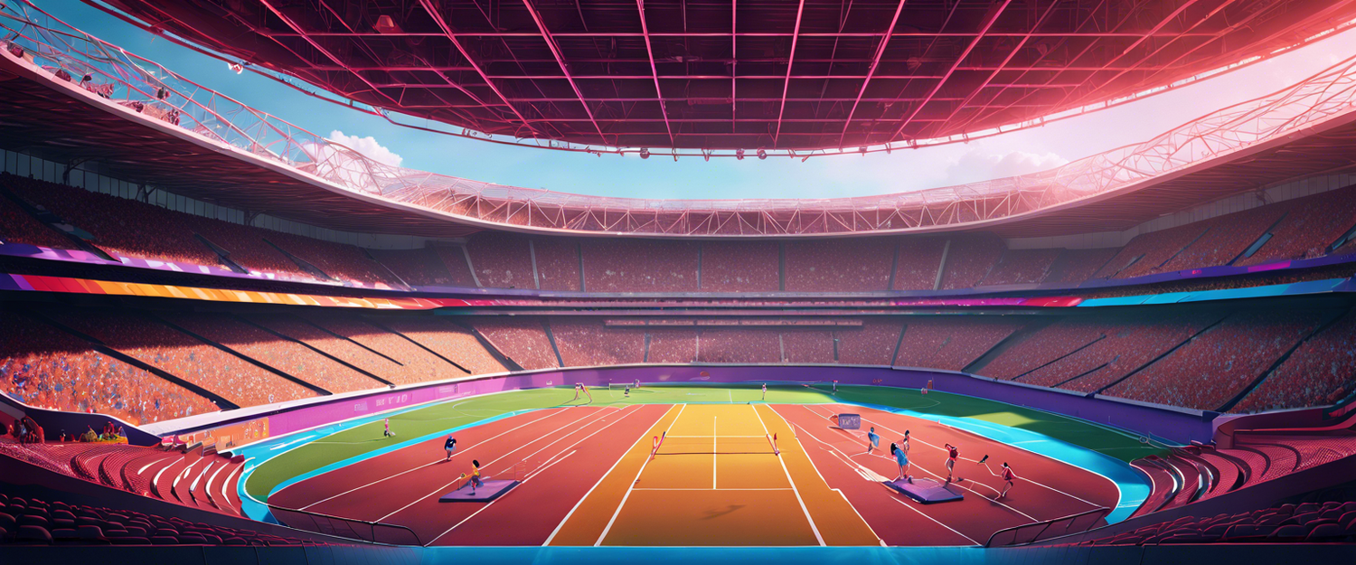 Netflix Sports Sports game available for mobile users competing in summer athletics.