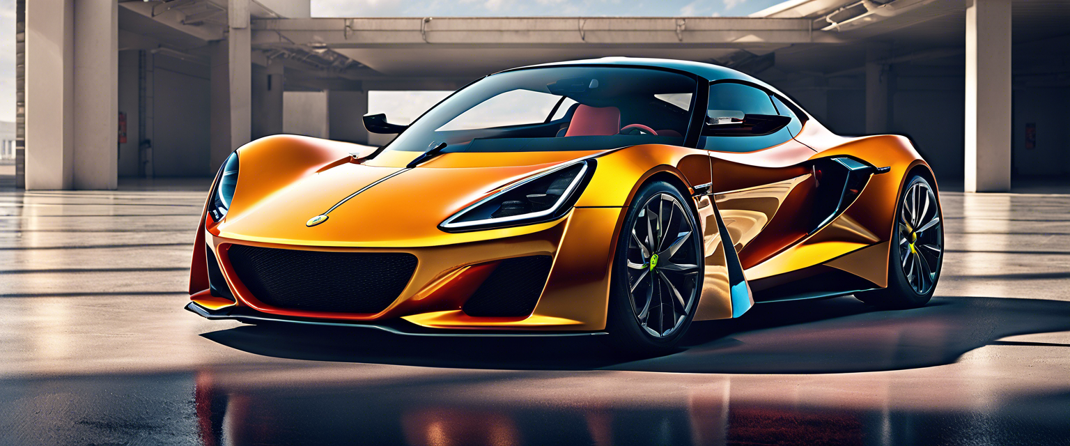 Lotus Theory 1 electric sports car showcasing innovative design and technology.